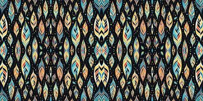 Seamless batik pattern,Seamless tribal batik pattern,and Seamless motif pattern resemble ethnic boho, Aztec,and ikat styles.designed for use in satin,wallpaper,fabric,curtain,carpet,Batik Embroidery vector