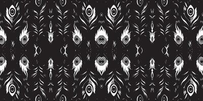Seamless batik pattern,Seamless tribal batik pattern,and Seamless motif pattern resemble ethnic boho, Aztec,and ikat styles.designed for use in satin,wallpaper,fabric,curtain,carpet,Batik Embroidery vector