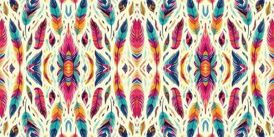 Seamless batik pattern,Seamless tribal batik pattern,and Seamless motif pattern resemble ethnic boho, Aztec,and ikat styles.designed for use in satin,wallpaper,fabric,curtain,carpet,Batik Embroidery vector