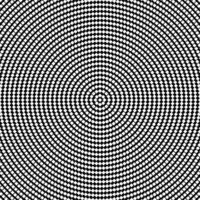 Geometrical black and white round circular square pattern background - monochrome abstract vector design