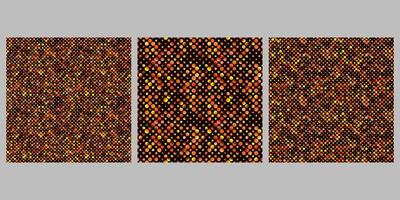 Seamless random dot pattern background collection - abstract vector designs