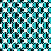 Seamless geometrical circle pattern background - vector illustration
