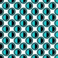 Seamless geometrical circle pattern background - vector illustration