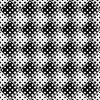 Diagonal square pattern background - black and white abstract vector design from squares