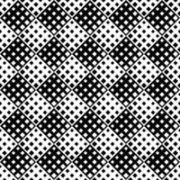 Diagonal square pattern background - black and white abstract vector design from squares