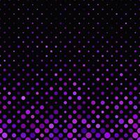 Purple geometrical circle pattern - vector snowfall background illustration from dots