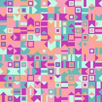 Geometrical mosaic pattern background - abstract vector illustration