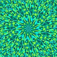 Colorful dynamic hypnotic round pattern mosaic background - abstract psychedelic vector graphic design from geometric shapes