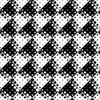 Abstract seamless geometrical diagonal square pattern background - black and white vector illustration from squares