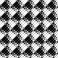 Abstract seamless geometrical diagonal square pattern background - black and white vector illustration from squares