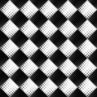 Geometrical seamless black white circle pattern background - abstract monochrome vector design from dots and circles
