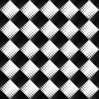 Geometrical seamless black white circle pattern background - abstract monochrome vector design from dots and circles