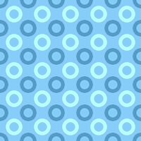 Seamless abstract circle pattern background design - cyan vector graphic
