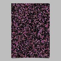 Pink geometrical pattern brochure design - vector mosaic tile page background