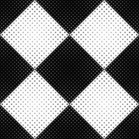 Abstract seamless black and white diagonal square pattern background - monochrome vector design