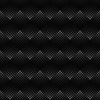 Seamless geometrical curved star pattern background - abstract monochrome vector graphic design