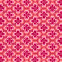 Simple seamless pattern flower on pink with decorative elements. Beautiful background for fashion prints or wrapping paper. vector