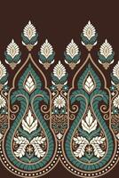 floral pattern Seamless. Background Seamless Pattern Geometric Ethnic pattern design  for background, carpet, wallpaper, clothing, wrapping, Batik, fabric, printing textile illustration. vector