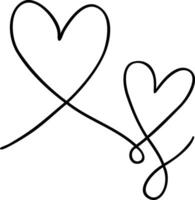 Heart Doodles Cute Vector Graphics