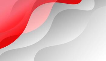 Red curve on a white background vector