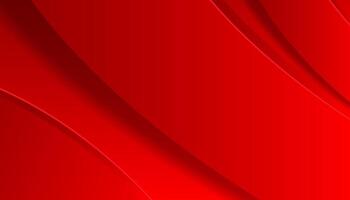 Red abstract waves background vector