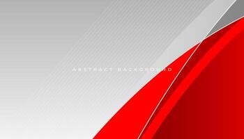 Red curve on a white background vector