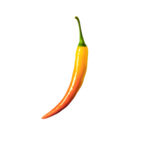 AI generated Fresh chilli isolated on transparent background png
