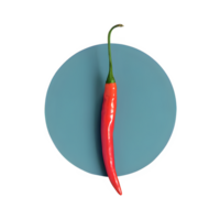 AI generated Fresh chilli isolated on transparent background png