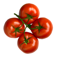 ai generiert frisch Tomaten isoliert auf transparent Hintergrund png