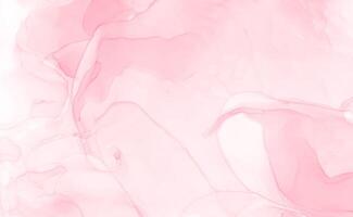 Light pink watercolor acrylic marble backgound vector