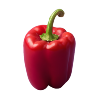 AI generated Pepper that is black isolated png