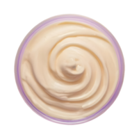 ai généré violet crème texture sur transparent Contexte isolé png