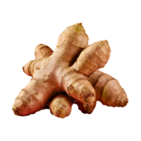 AI generated Ginger root transparent background isolated png