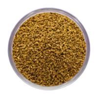 AI generated Indian ayurvedic medicine for blood sugar and hair damage control featuring fenugreek on a transparent background isolated png