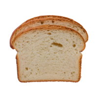 AI generated Sliced bread displayed on a transparent background isolated png