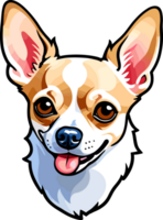 ai generado linda chihuahua perro ilustración aislado en transparente antecedentes png, Perfecto perro y mascota elemento para linda diseño png