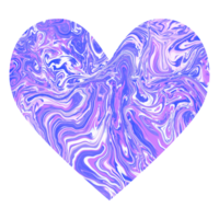 blå glänsande marmor heart.design för alla hjärtans dag png