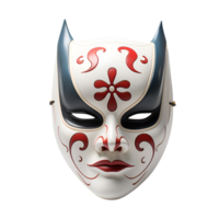 AI generated Artistic Style Japanese Kabuki Mask No Background png