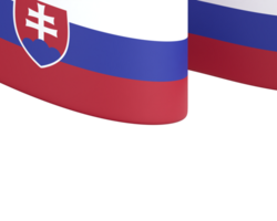 Slovenia flag element design national independence day banner ribbon png