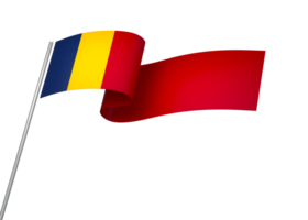 Tsjaad vlag element ontwerp nationaal onafhankelijkheid dag banier lint PNG