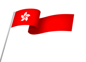 hong kong flagga element design nationell oberoende dag baner band png