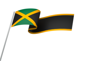 jamaica flagga element design nationell oberoende dag baner band png