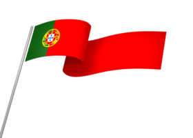 Portugal Flagge Element Design National Unabhängigkeit Tag Banner Band png