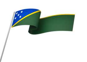 Salomão ilhas bandeira elemento Projeto nacional independência dia bandeira fita png