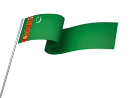 Turkmenistan Flagge Element Design National Unabhängigkeit Tag Banner Band png