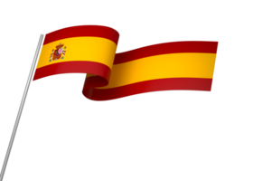 Spanje vlag element ontwerp nationaal onafhankelijkheid dag banier lint PNG