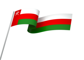 Oman Flagge Element Design National Unabhängigkeit Tag Banner Band png