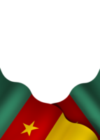 cameroon flagga element design nationell oberoende dag baner band png