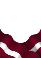 Latvia flag element design national independence day banner ribbon png