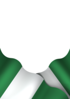 Nigeria bandera elemento diseño nacional independencia día bandera cinta png